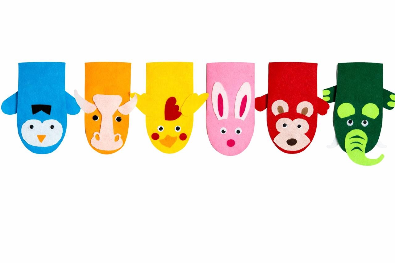 حيوانات دمى العرائس