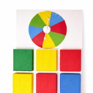 عجلة الألوان من الفلين